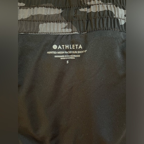 EUC ATHLETA MESH RACER RUN MID RISE 4 SHORT size small - Picture 6 of 9